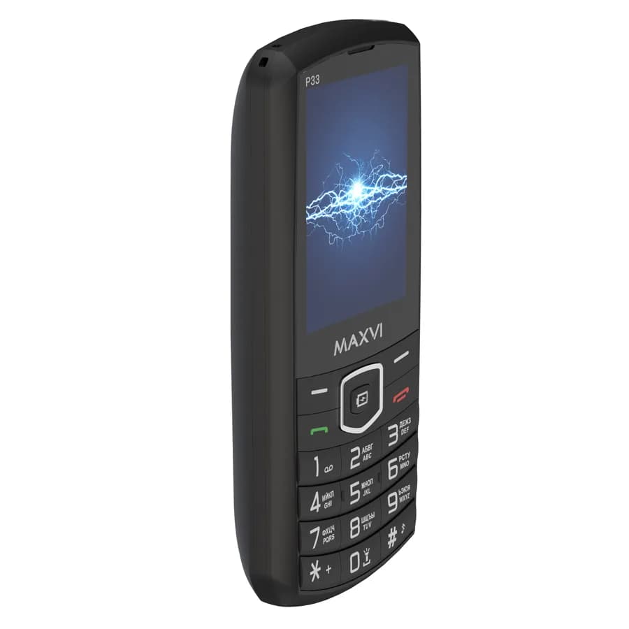 Мобильный телефон Maxvi P33 (черный)