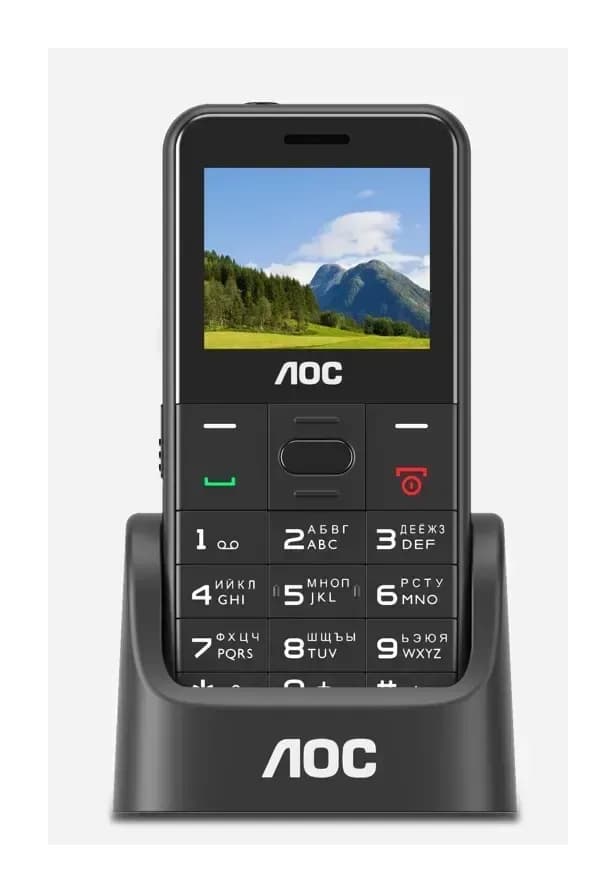 Мобильный телефон AOC A205 / CTA205BK/00 (черный)