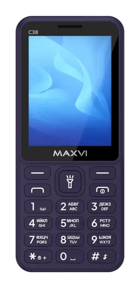 Мобильный телефон Maxvi C38 (фиолетовый)