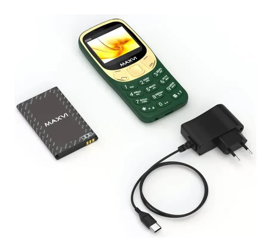 Мобильный телефон Maxvi K200 (темно-зеленый)
