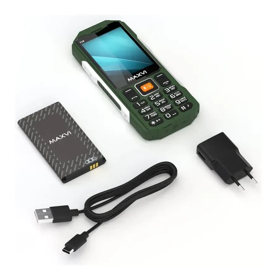 Мобильный телефон Maxvi T19 (зеленый)