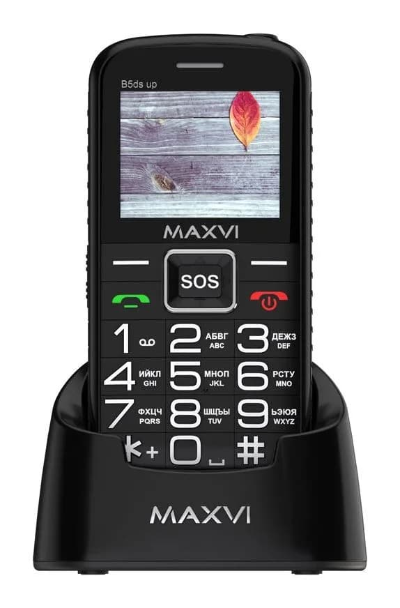 Мобильный телефон Maxvi B5ds up (черный)