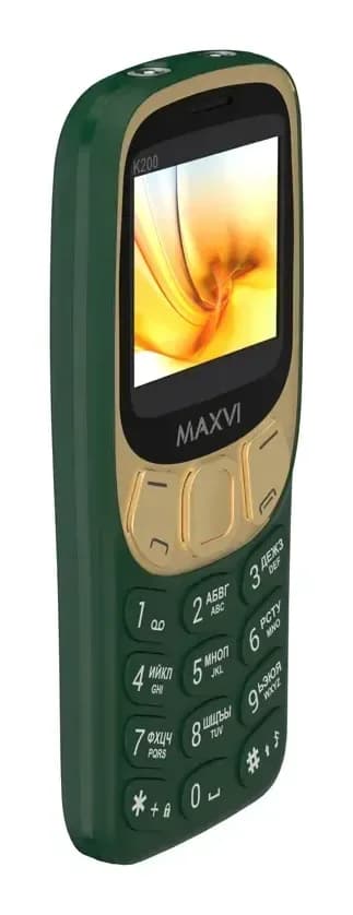 Мобильный телефон Maxvi K200 (темно-зеленый)