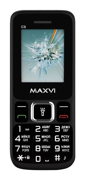 Мобильный телефон Maxvi C 3i (черный)