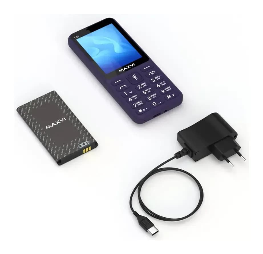 Мобильный телефон Maxvi C38 (фиолетовый)