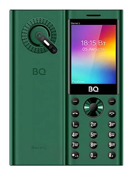 Мобильный телефон BQ 2458 Barrel L (черный/зеленый)