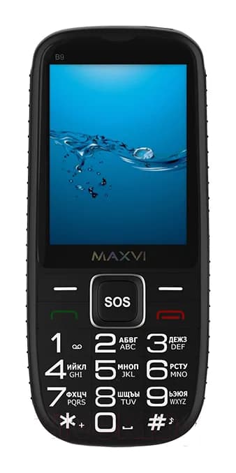 Мобильный телефон Maxvi B9 (черный)