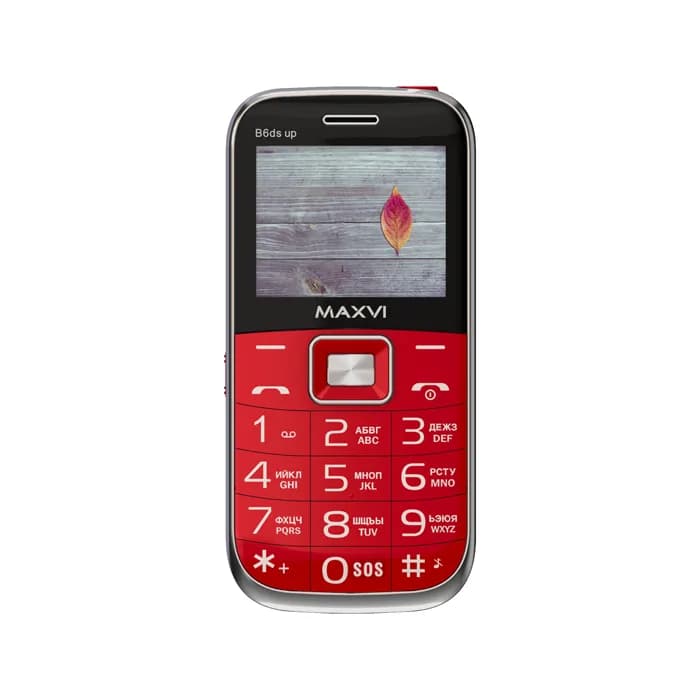 Мобильный телефон Maxvi B6ds up (красный)