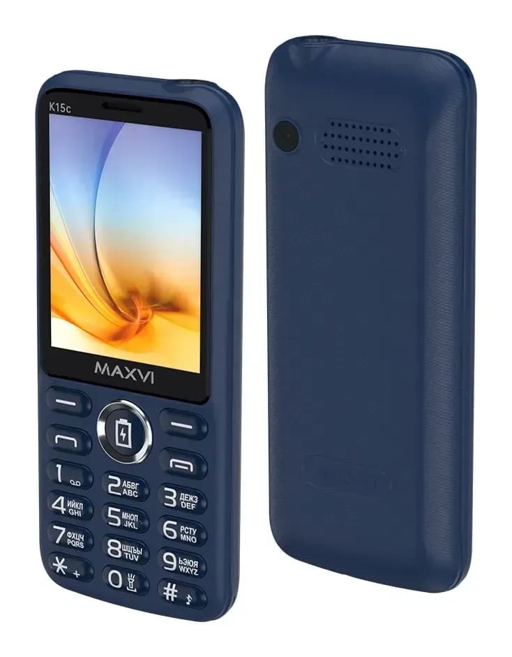 Мобильный телефон Maxvi K15c (синий)