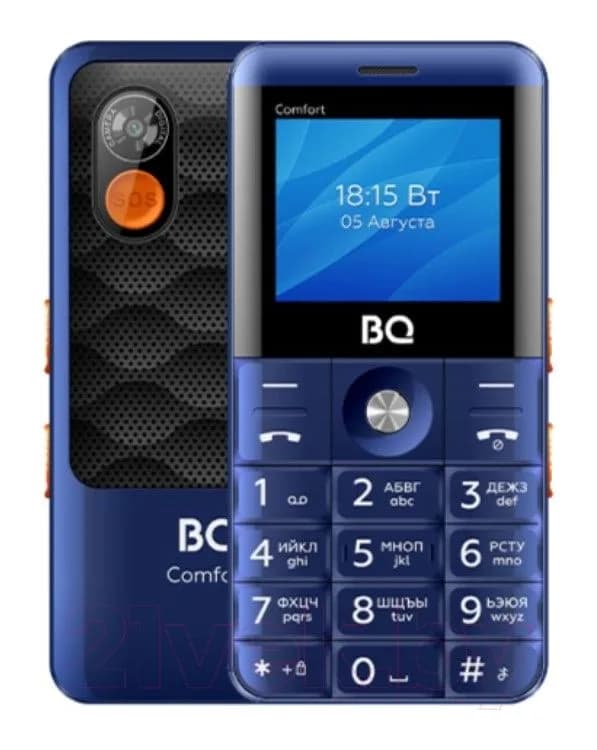 Мобильный телефон BQ BQ-2006 Comfort (синий/черный)