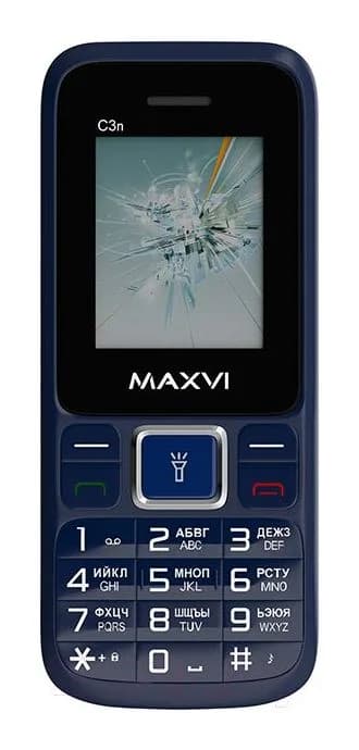 Мобильный телефон Maxvi С 3n (маренго)