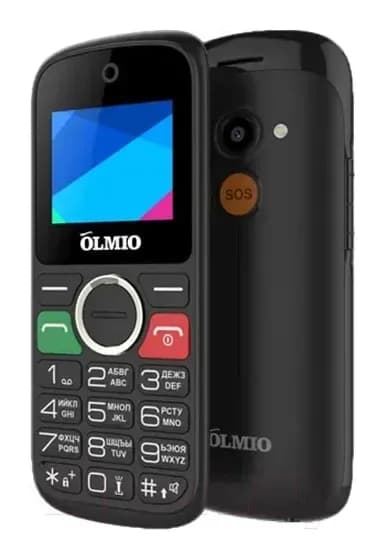Мобильный телефон Olmio C18 / 043769 (черный)