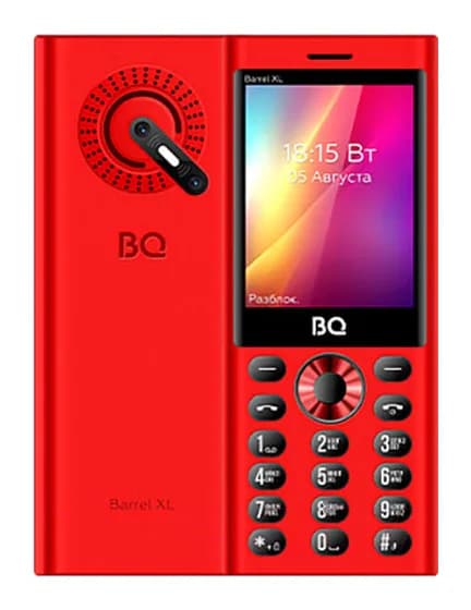 Мобильный телефон BQ 2832 Barrel XL (черный/красный)