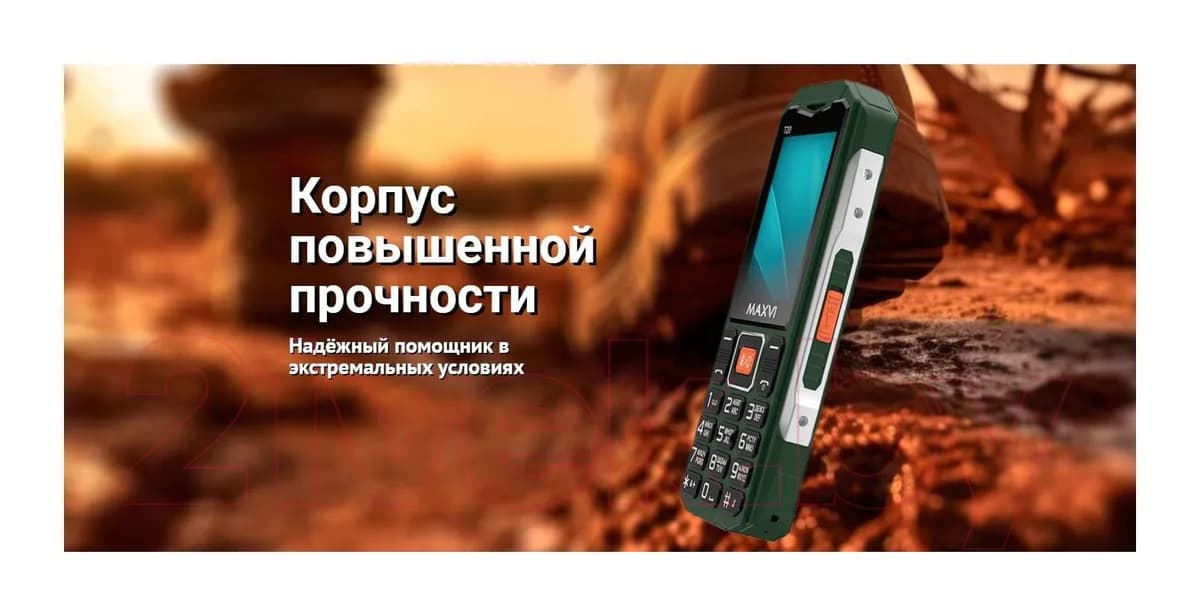 Мобильный телефон Maxvi T20 (черный)