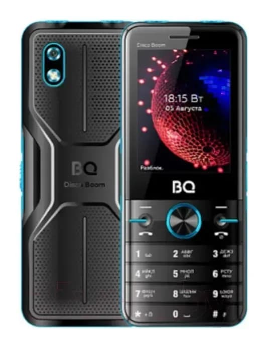 Мобильный телефон BQ Disco Boom BQ-2842 (черный/синий)