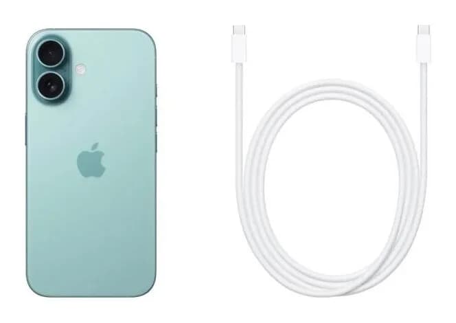 Смартфон Apple iPhone 16 128GB (бирюзовый)