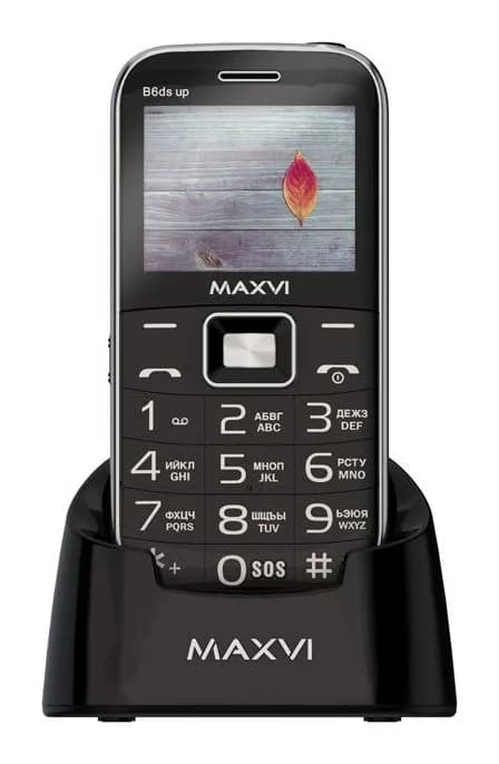 Мобильный телефон Maxvi B6ds up (черный)