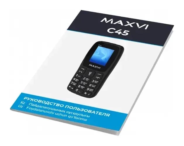 Мобильный телефон Maxvi C45 (маренго)