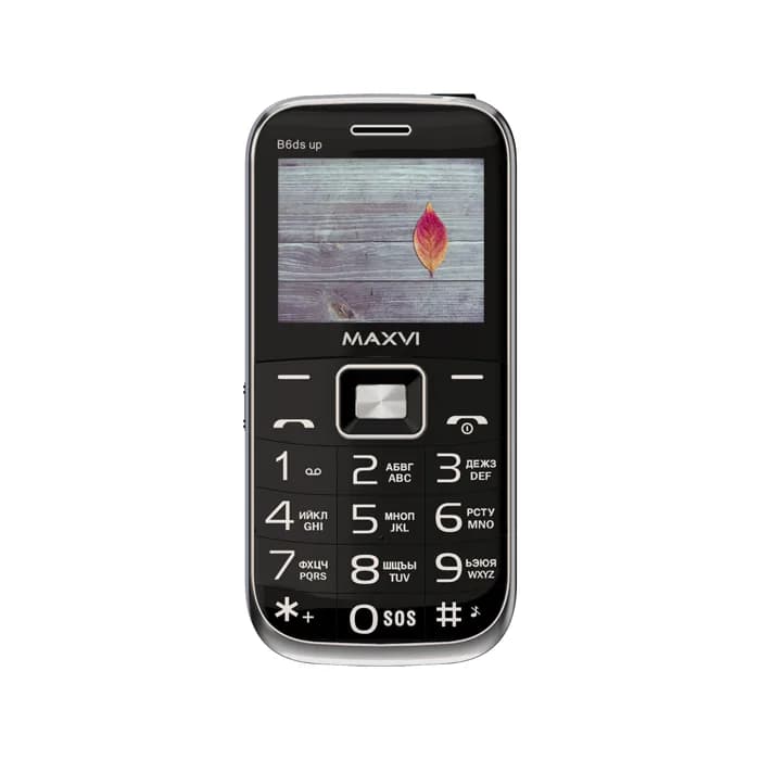 Мобильный телефон Maxvi B6ds up (черный)