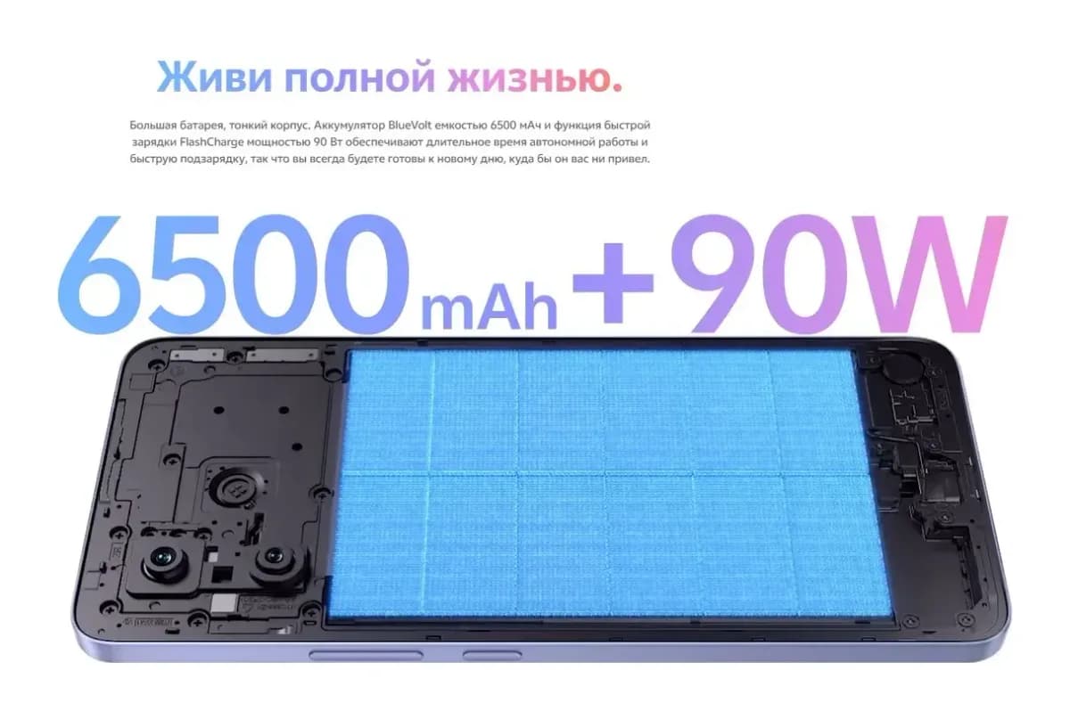 Смартфон Vivo V70 Lite 5G 8GB/128GB (элегантный черный)