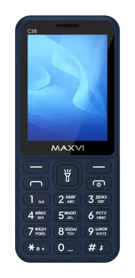 Мобильный телефон Maxvi C38 (синий)