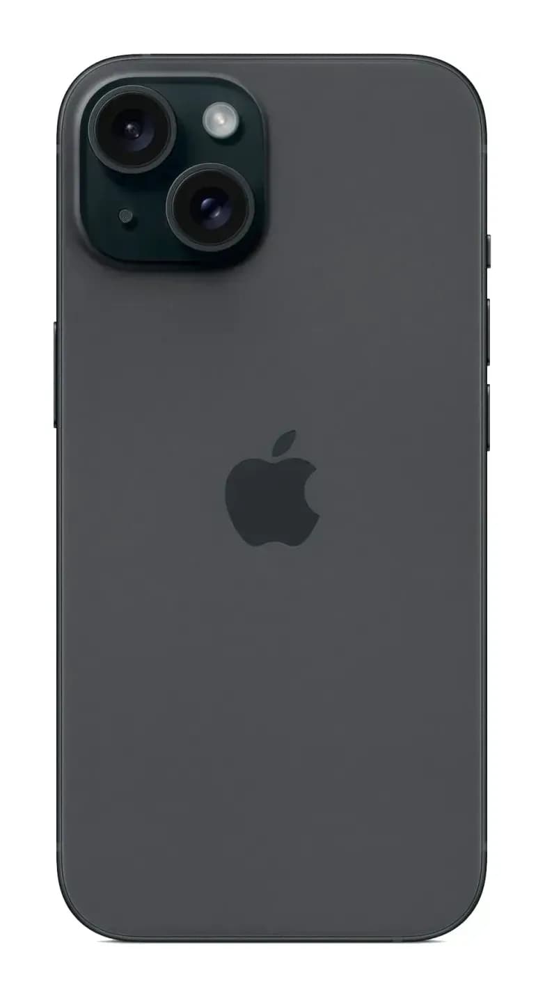 Смартфон восстановленный Apple iPhone 15 128Gb Rostock грейд В (черный)