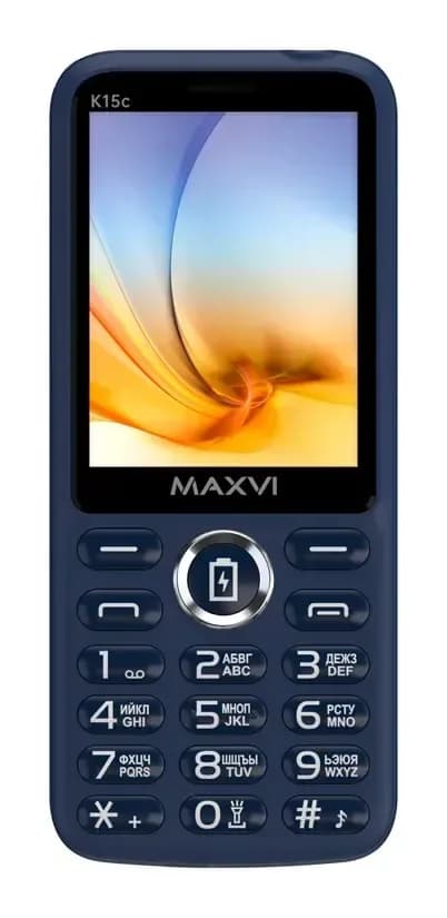 Мобильный телефон Maxvi K15c (синий)