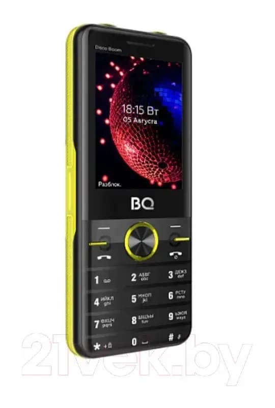 Мобильный телефон BQ Disco Boom BQ-2842 (черный/желтый)