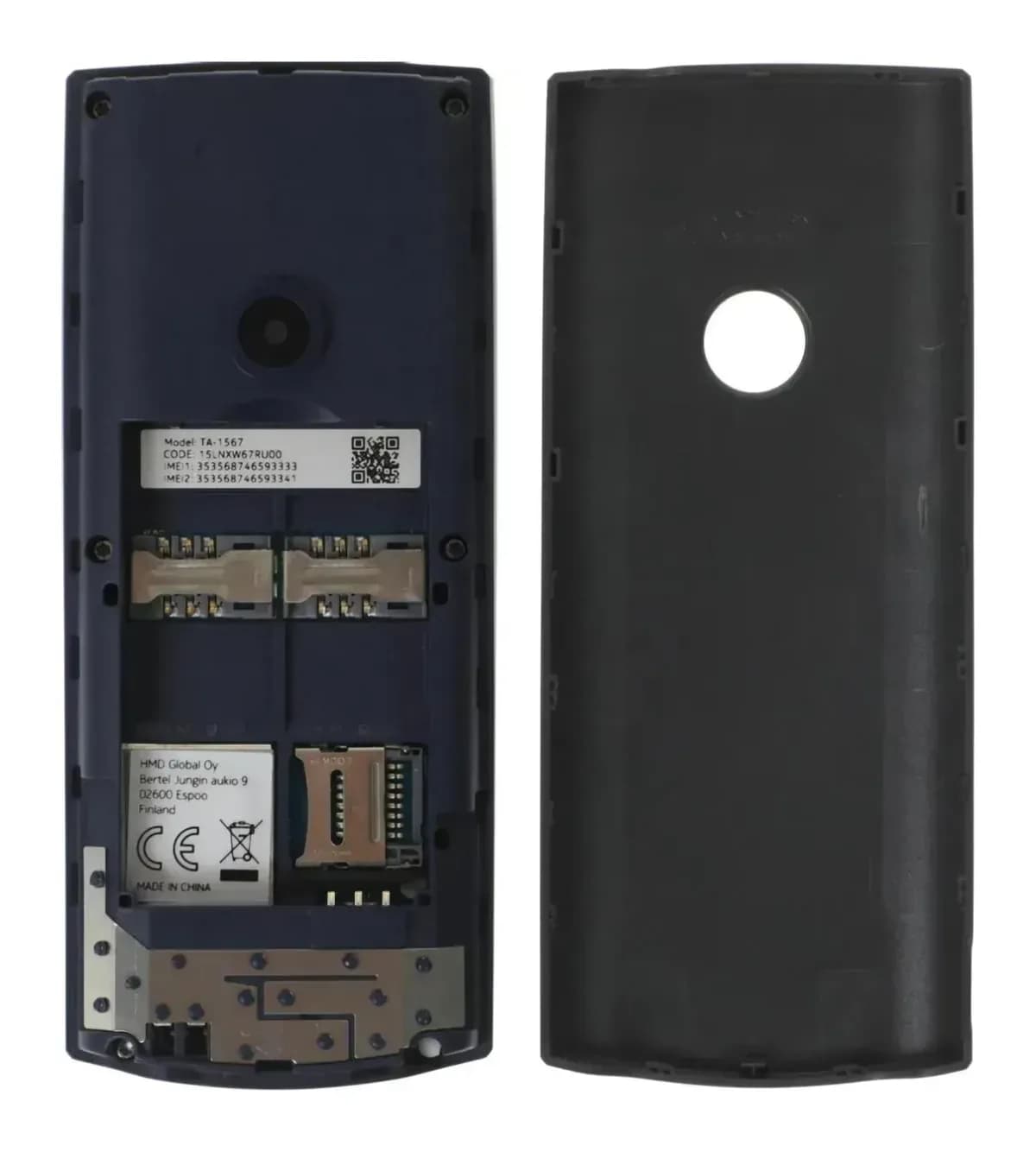 Мобильный телефон Nokia 110 DS TA-1567 (угольный)