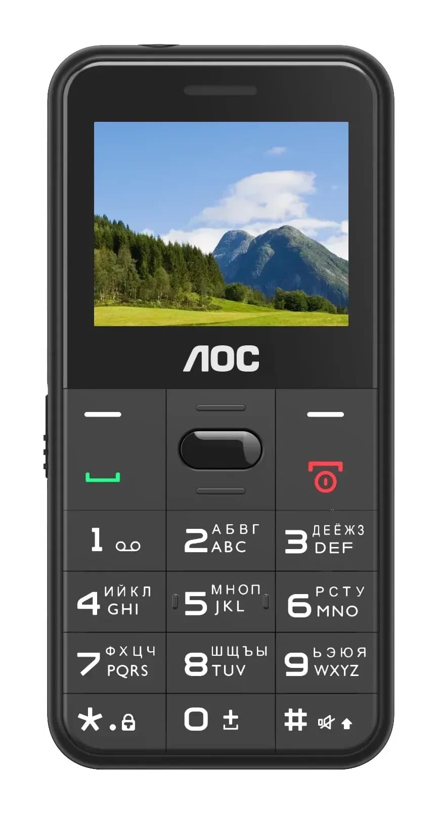 Мобильный телефон AOC A205 / CTA205BK/00 (черный)
