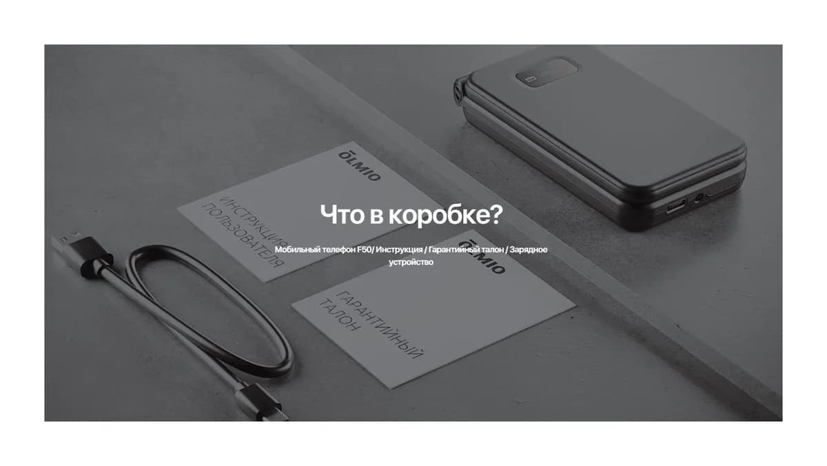 Мобильный телефон Olmio F19 (черный)