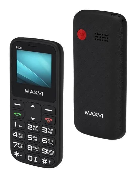 Мобильный телефон Maxvi B100i (черный)