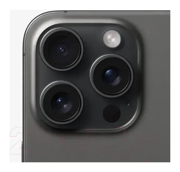 Смартфон восстановленный Apple iPhone 15 Pro 128GB Flip Грейд A (черный титан)