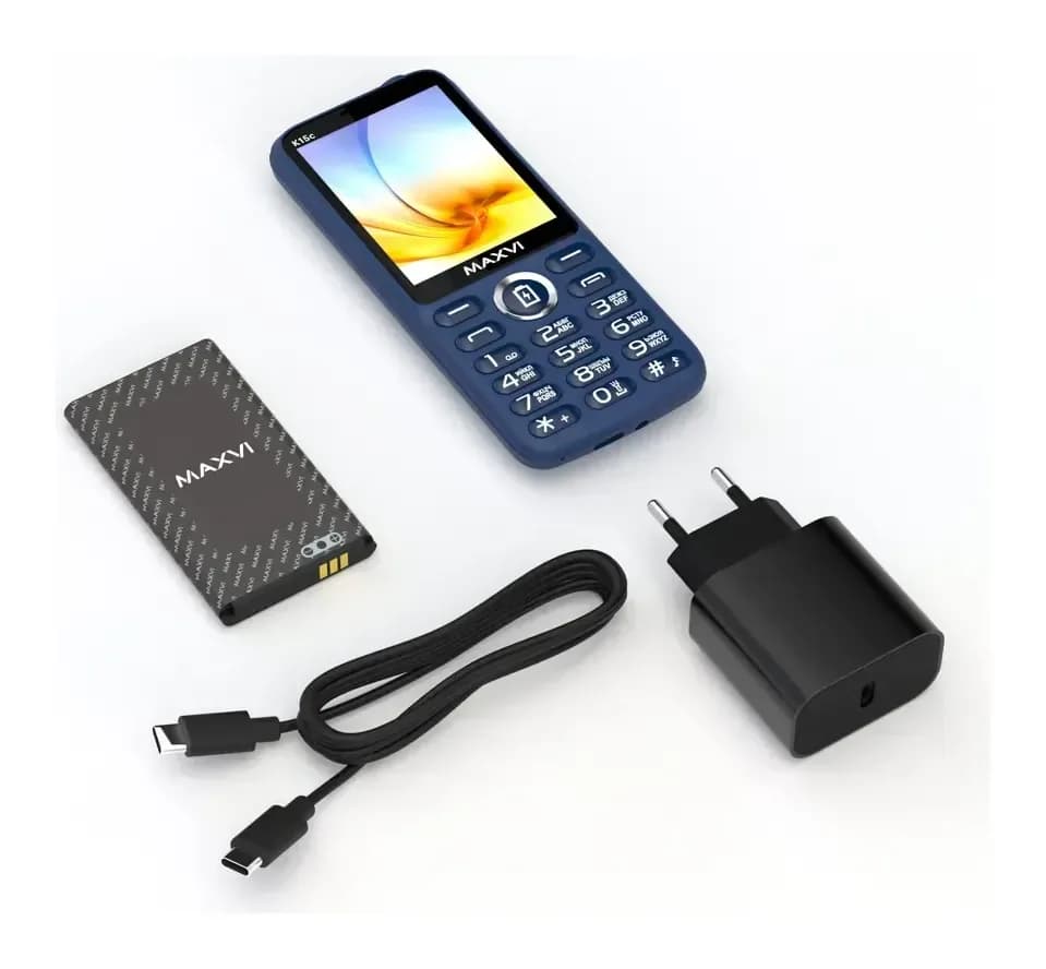 Мобильный телефон Maxvi K15c (синий)
