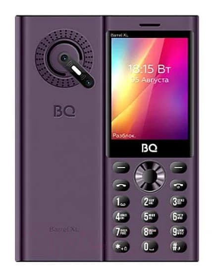 Мобильный телефон BQ 2832 Barrel XL (черный/фиолетовый)