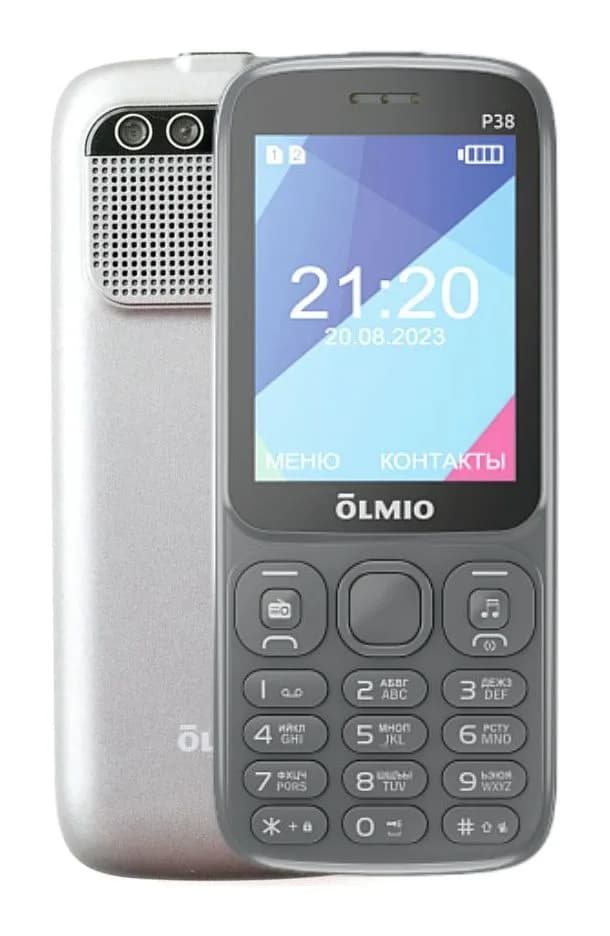 Мобильный телефон Olmio P38 (серый)