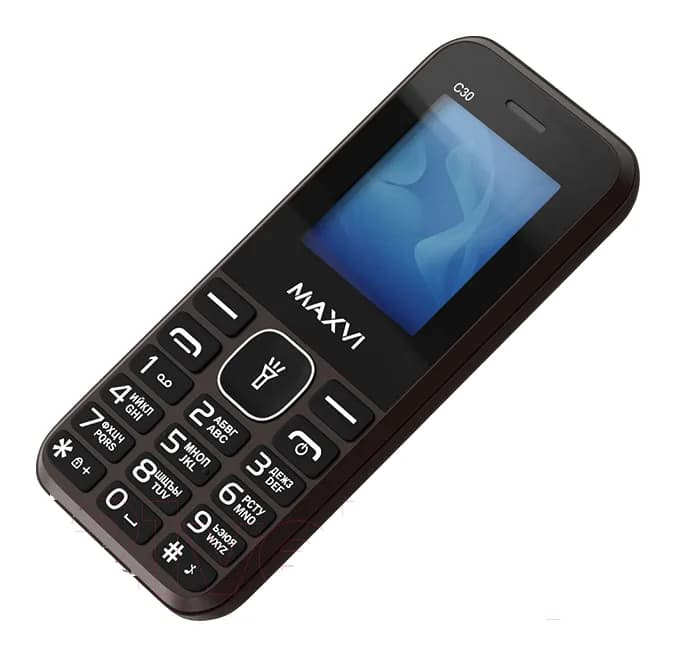 Мобильный телефон Maxvi C30 (коричневый)