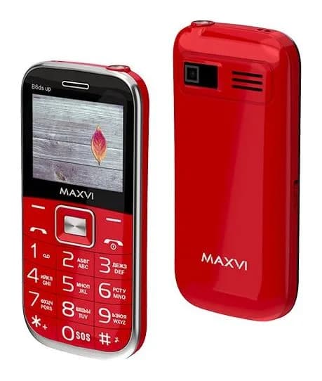 Мобильный телефон Maxvi B6ds up (красный)