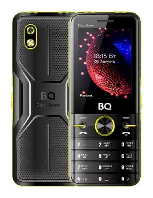 Мобильный телефон BQ Disco Boom BQ-2842 (черный/желтый)