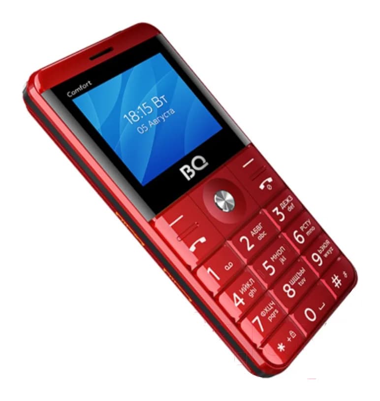 Мобильный телефон BQ BQ-2006 Comfort (красный/черный)