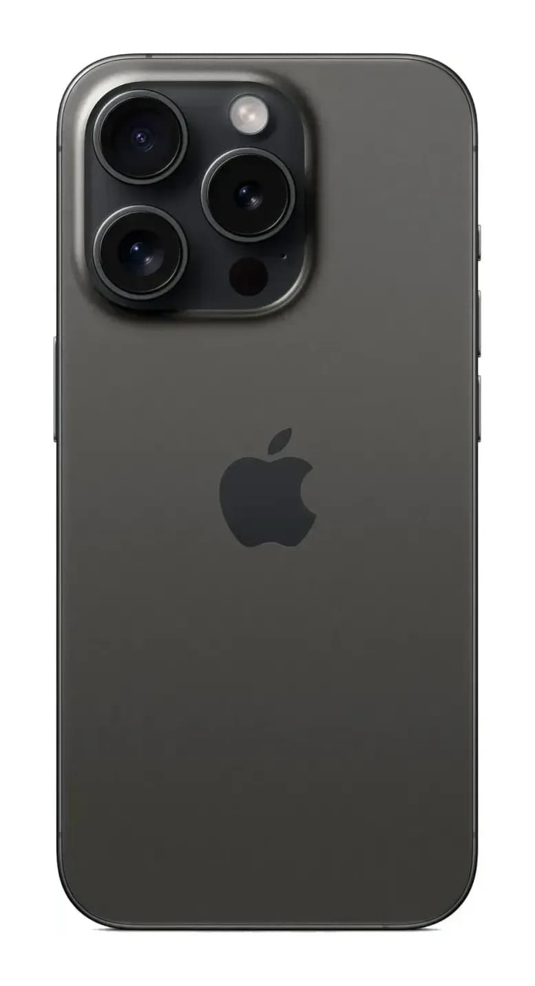Смартфон восстановленный Apple iPhone 15 Pro 256Gb Rostock грейд А (черный титан)