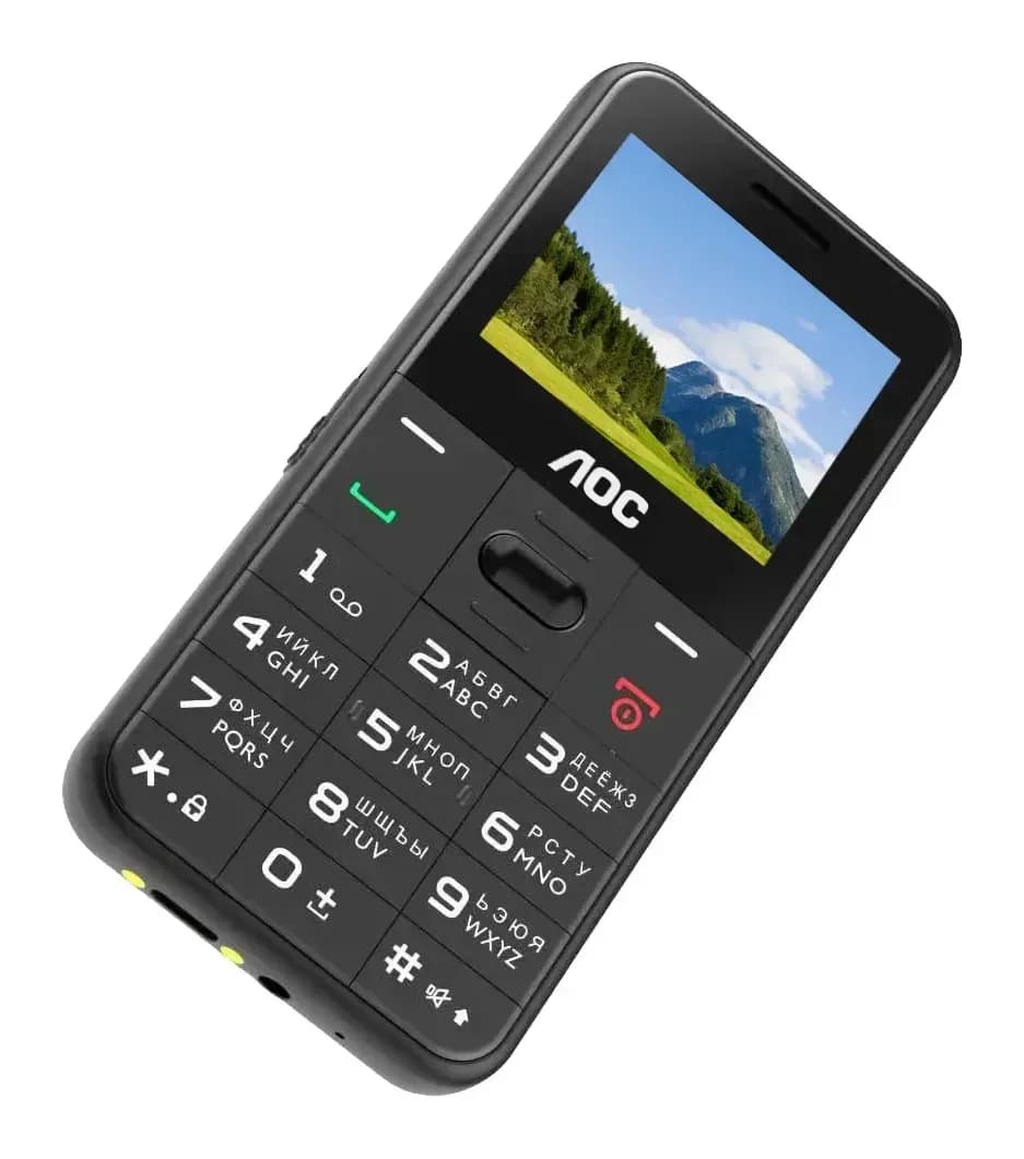 Мобильный телефон AOC A205 / CTA205BK/00 (черный)