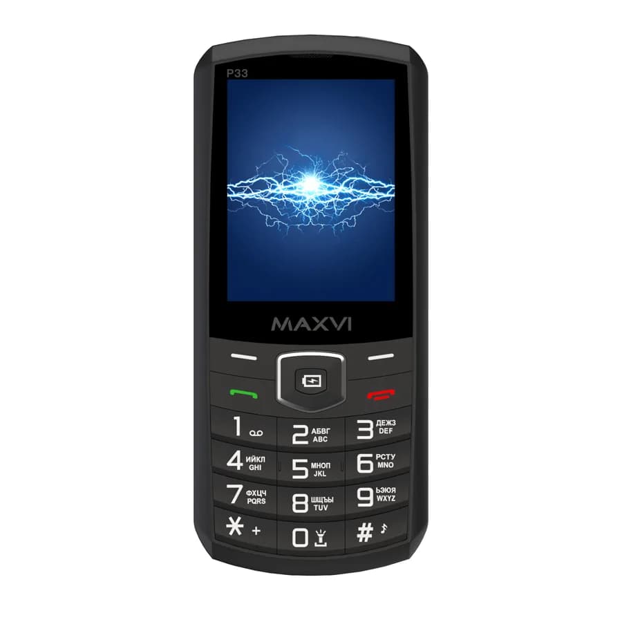 Мобильный телефон Maxvi P33 (черный)