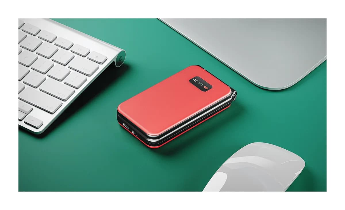 Мобильный телефон Olmio F19 (красный)
