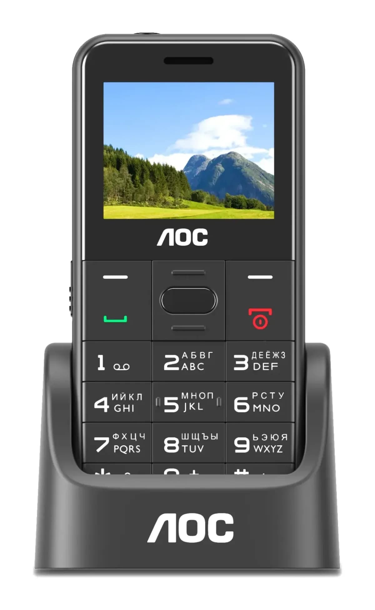 Мобильный телефон AOC A205 / CTA205BK/00 (черный)