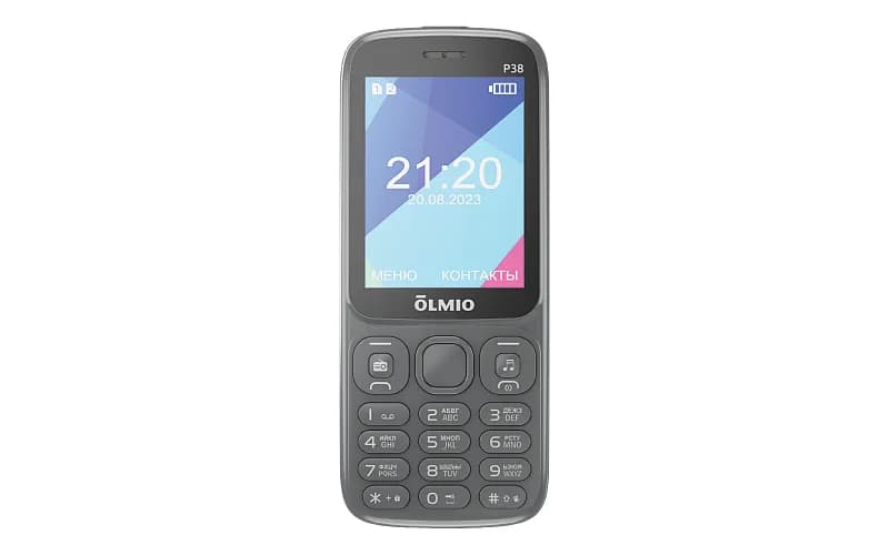 Мобильный телефон Olmio P38 (серый)