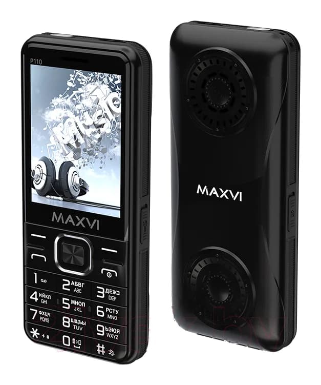 Мобильный телефон Maxvi P110 (черный)