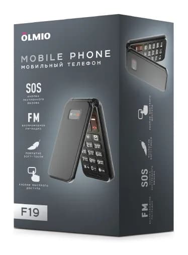 Мобильный телефон Olmio F19 (черный)