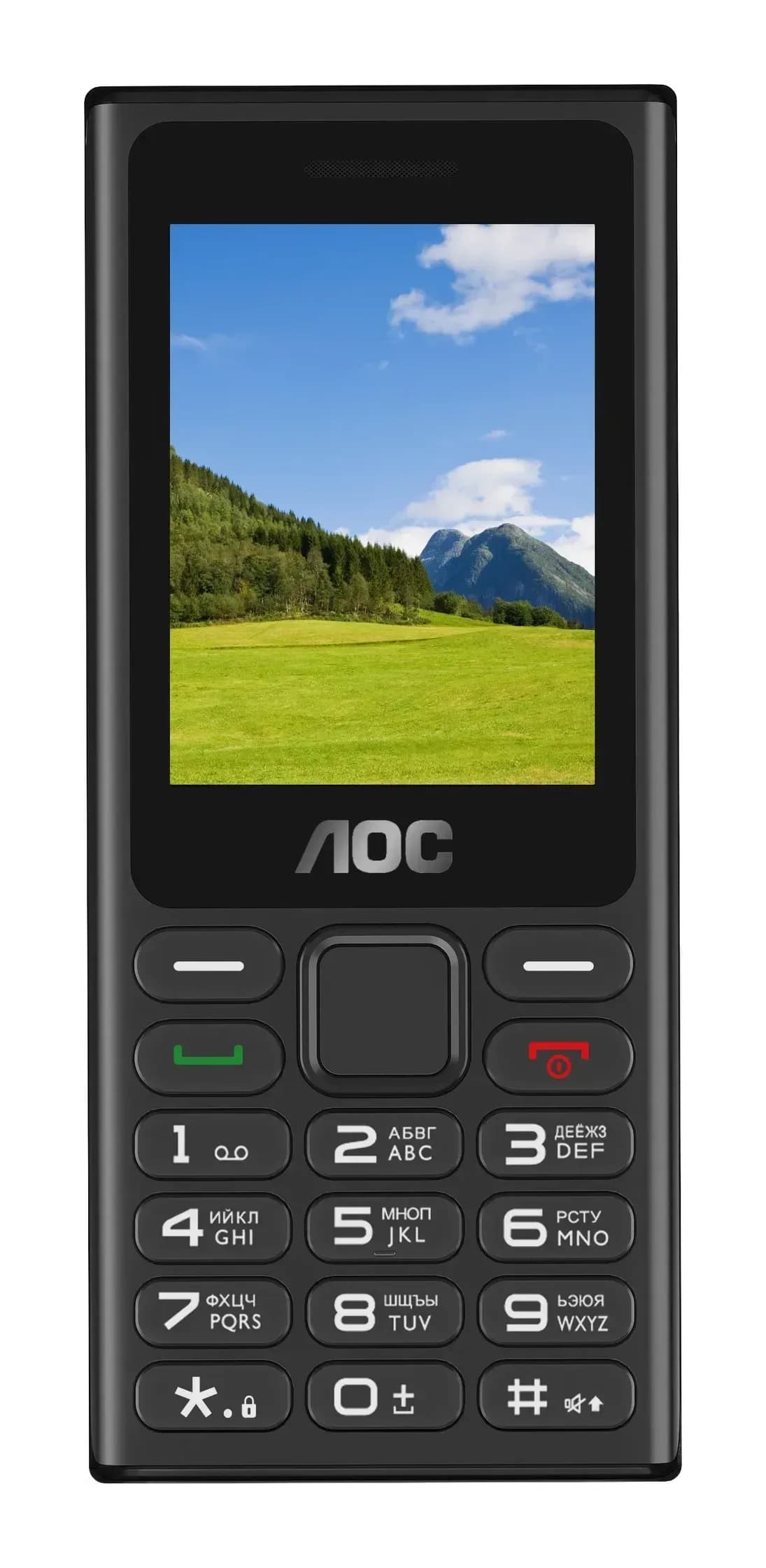 Мобильный телефон AOC A240 / CTA240BK/00 (черный)