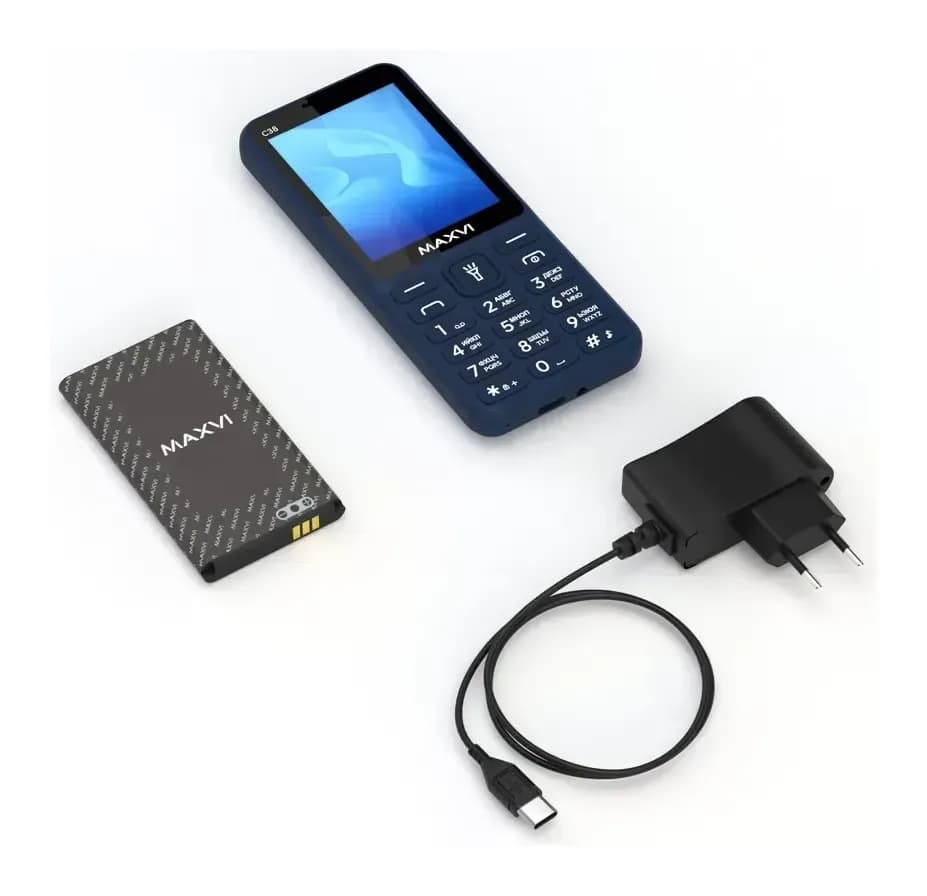 Мобильный телефон Maxvi C38 (синий)